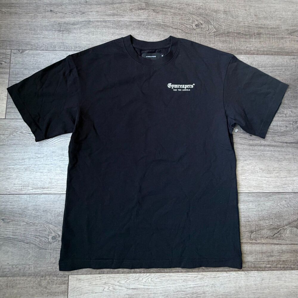 Gymreapers For the Arnold NWOT Black T Shirt Gym Weightlifting Mens Workout